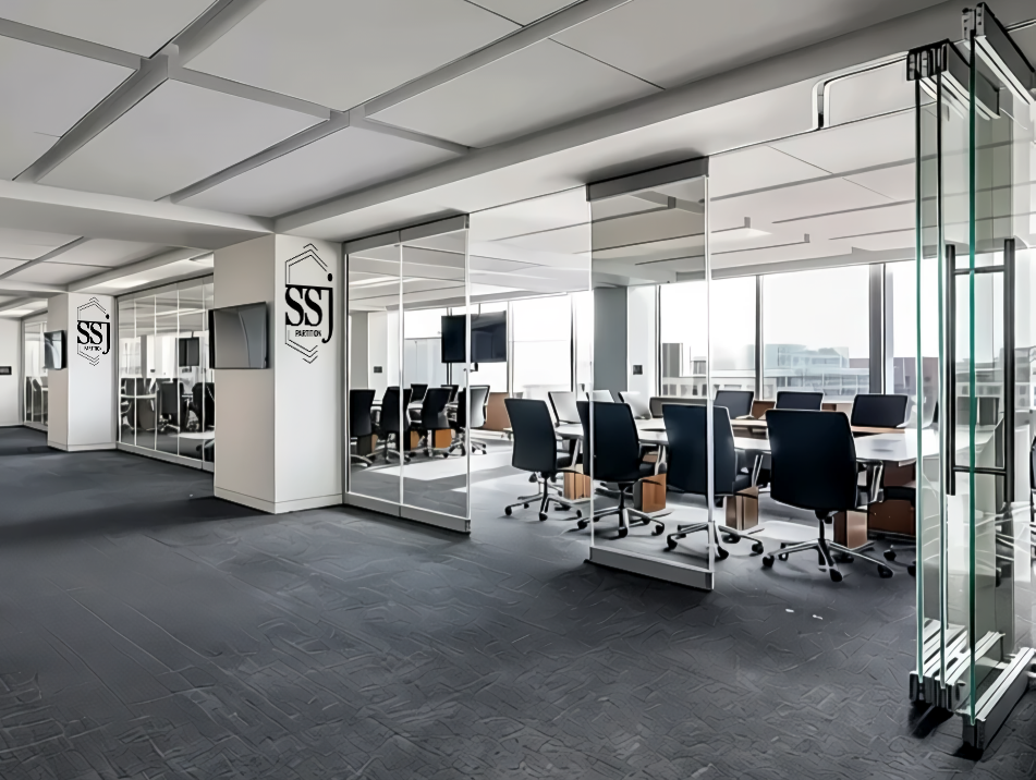 SSJ PARTITION-glass moval partition-0